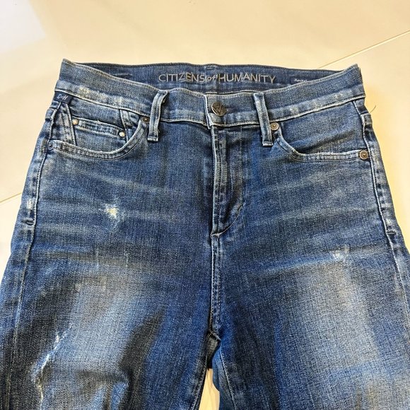Citizens of Humanity Rocket High Rise Distressed Skinny Jeans - Picture 6 of 13